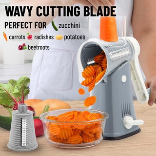 Foto 4 | Foto 4 | Rallador Rotativo De Queso Zulay Kitchen De 5 Cuchillas Con Base De Succión - Venta Internacional.