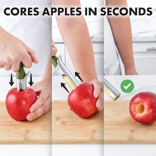Foto 4 | Foto 4 | Apple Corer Zulay Kitchen Premium Ultra Sharp De Acero Inoxidable - Venta Internacional.