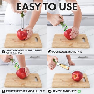 Foto 5 | Foto 5 | Apple Corer Zulay Kitchen Premium Ultra Sharp De Acero Inoxidable - Venta Internacional.
