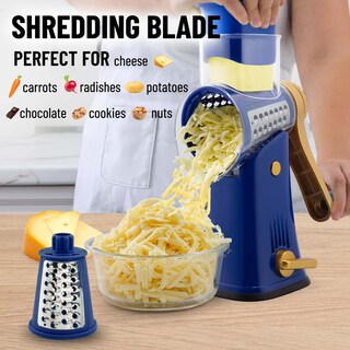 Foto 4 | Foto 4 | Rallador Rotativo De Queso Zulay Kitchen De 5 Cuchillas Con Base De Succión - Venta Internacional.