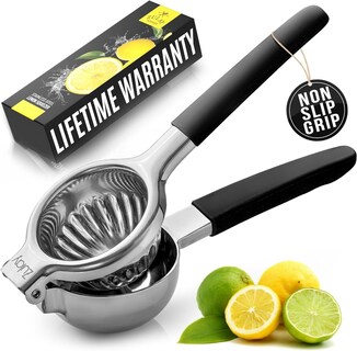 Foto 1 | Foto 1 | Exprimidor de Limón Zulay Kitchen de Acero Inoxidable con Asas de Silicona Negra - Venta Internacional