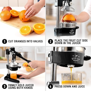 Foto 4 | Foto 4 | Exprimidor Manual Zulay Kitchen Negro-Venta Internacional