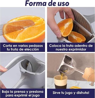 Foto 4 | Foto 4 | Exprimidor De Naranjas Archy Resistente Prensa Manual De Frutas Exprimidor De Limones Aleación De Aluminio Multifuncion Grande