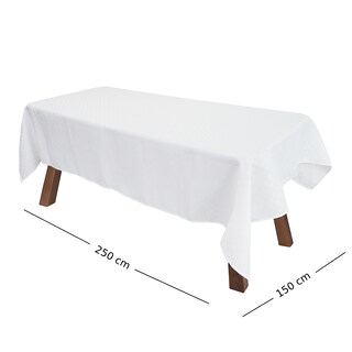 Foto 4 | Foto 4 | Mantel Para Comedor Rectangular Color Blanco