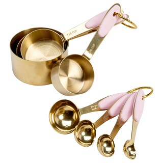 Foto 1 | Foto 1 | Set de Tazas y Cucharas Medidoras Paris Hilton de Acero Inoxidable - Venta Internacional