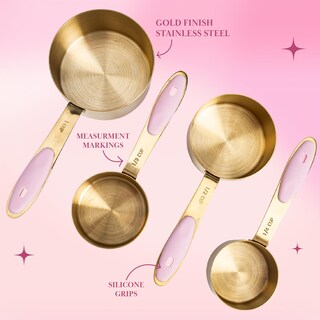 Foto 5 | Foto 5 | Set de Tazas y Cucharas Medidoras Paris Hilton de Acero Inoxidable - Venta Internacional