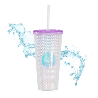 Foto 1 | Foto 1 | Vaso Doble Pared 710 Ml Brillante Con Popote Gaon Legacy Gl-0059