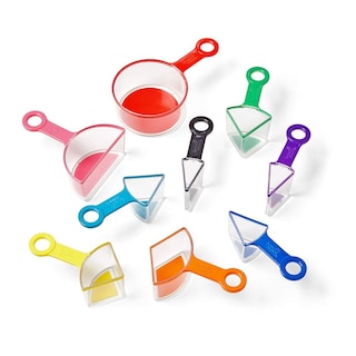 Foto 5 | Foto 5 | Vasos Medidores De Fracciones Hand2mind Rainbow Kids (juego De 9) - Venta Internacional.