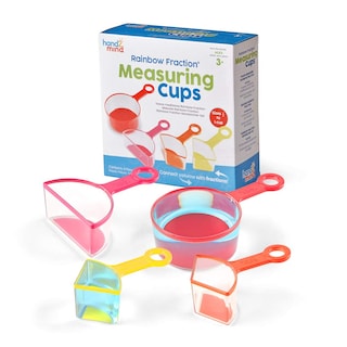 Foto 1 | Foto 1 | Vasos Medidores De Fracciones Hand2mind Rainbow Para Niños (juego De 4) - Venta Internacional.
