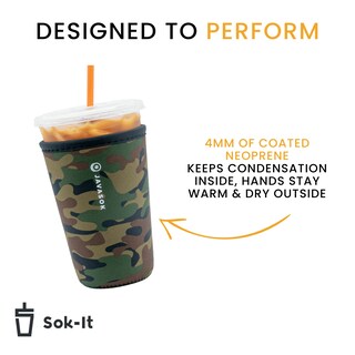 Foto 3 | Foto 3 | Cup Sleeve Sok It Java Sok Café Helado Y Refresco Frío 900-950 Ml - Venta Internacional.