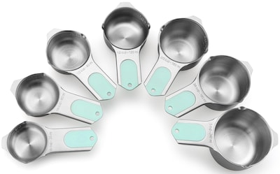 Foto 1 | Foto 1 | Juego De 7 Tazas Medidoras Spring Chef Magnéticas De Acero Inoxidable - Venta Internacional.