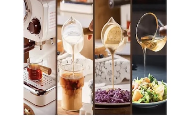 Foto 5 | Foto 5 | Taza Xtellar Medidora De Café Barista Cristal Mango De Madera 75 Ml