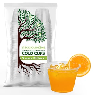 Foto 1 | Foto 1 | Copas Para Bebidas Frías Stock Your Home, 270 Ml, Transparentes, Compostables (paquete De 50) - Venta Internacional.