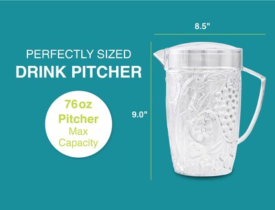 Foto 7 | Foto 7 | Jarra De Bebidas Arrow Home Products Plástico Transparente 2 25 L - Venta Internacional.