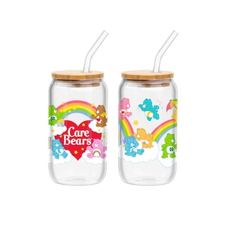 Foto 1 | Foto 1 | Vaso Con Tarro De Vidrio Silver Buffalo Care Bears 16 Oz Paquete De 2 - Venta Internacional.