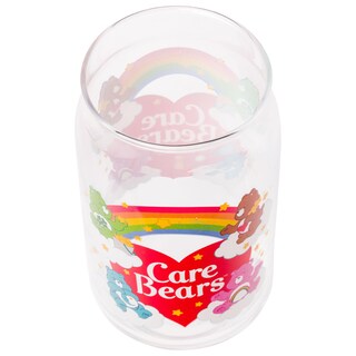 Foto 3 | Foto 3 | Vaso Con Tarro De Vidrio Silver Buffalo Care Bears 16 Oz Paquete De 2 - Venta Internacional.