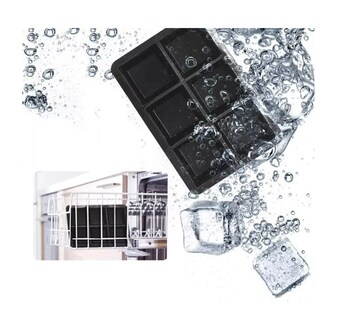 Foto 4 | Foto 4 | Molde Para Hielo Esferas Y Cubos Grandes 2 Piezas Negro
