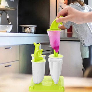 Foto 4 | Foto 4 | Moldes para Paletas de Hielo Infantil Hiperware HW-MPP-022 Verde Diseño Marino