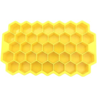 Foto 2 | Foto 2 | Molde para Hielo SiliBlockYellow Amarillo de Silicona de Grado Alimenticio