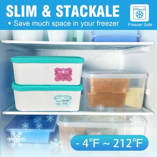 Foto 3 | Foto 3 | Recipientes para Helados Walfos 1.5 L Reutilizables con Tapas de Silicona 2 Unidades - Venta Internacional