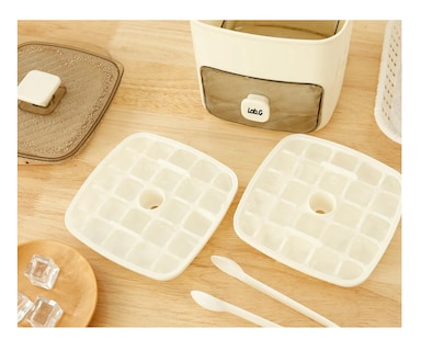 Foto 3 | Foto 3 | Cubo De Cubitos De Hielo De Doble Capa Con Clip Para Hielo Blanco