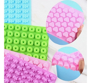 Foto 4 | Foto 4 | ''5pz Moldes Silicona Bandejas Para Cubitos De Hielo ''