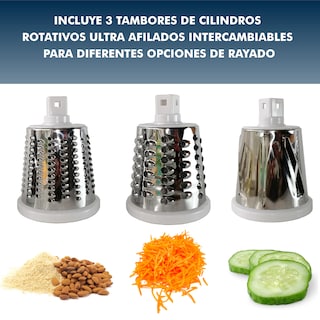 Foto 3 | Foto 3 | Rebanadora de Vegetales y Frutas Manual Rd Royal Cook de 3 Cuchillas