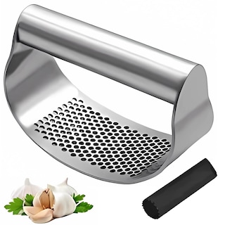Foto 1 | Foto 1 | Trituradora Basculante De Acero Inoxidable Garlic Press Con Cepillo De Limpieza - Venta Internacional.