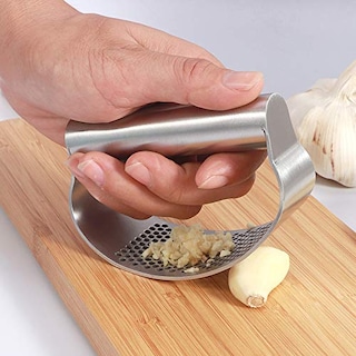 Foto 2 | Foto 2 | Trituradora Basculante De Acero Inoxidable Garlic Press Con Cepillo De Limpieza - Venta Internacional.