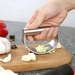 Foto 6 | Foto 6 | Trituradora Basculante De Acero Inoxidable Garlic Press Con Cepillo De Limpieza - Venta Internacional.