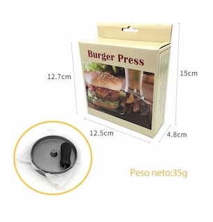 Foto 4 | Foto 4 | Juego De Prensa Prensara Hamburguesas Molde Con 150 Papeles Plata
