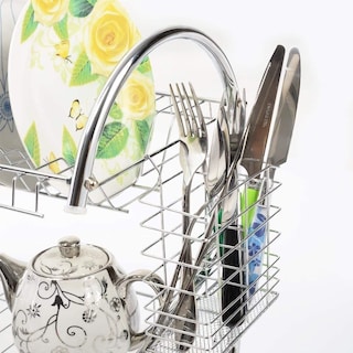 Foto 6 | Foto 6 | Escurridor de Platos Aquila 2 Niveles 16'' Cromado