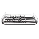 Organizador de Cubiertos Brang PVC color Negro