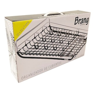 Foto 3 | Foto 3 | Organizador de Cubiertos Brang PVC color Negro