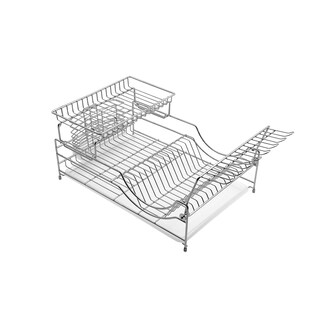 Foto 3 | Foto 3 | Escurridor De Platos De Acero Cromado, Extra Grande 60 X 40 Cm