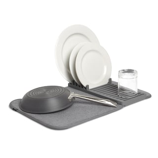 Foto 1 | Foto 1 | Estante Para Platos Umbra Udry Mini Con Tapete De Secado De Microfibra, Color Gris - Venta Internacional.