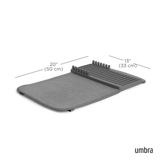 Foto 3 | Foto 3 | Estante Para Platos Umbra Udry Mini Con Tapete De Secado De Microfibra, Color Gris - Venta Internacional.