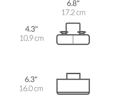 Foto 4 | Foto 4 | Soporte Para Esponja Sink Caddy Simplehuman, Delgado, De Acero Inoxidable Cepillado - Venta Internacional.