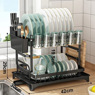 Foto 2 | Foto 2 | Escurridor Xtellar De Trastes Tarja Para Cocina 2 Niveles Fregadero