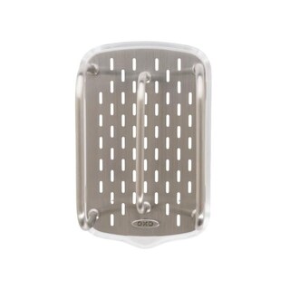 Foto 5 | Foto 5 | Soporte De Esponja Oxo Good Grips De Acero Inoxidable Negro - Venta Internacional.