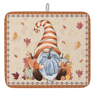 Foto 1 | Foto 1 | Alfombrilla Para Secar Platos Loopop, Otoño, Acción De Gracias, Calabaza, 45 X 60 Cm - Venta Internacional.