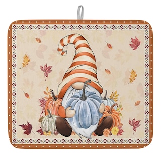 Foto 7 | Foto 7 | Alfombrilla Para Secar Platos Loopop, Otoño, Acción De Gracias, Calabaza, 45 X 60 Cm - Venta Internacional.