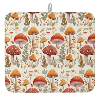Foto 1 | Foto 1 | Tapete Para Secar Platos Loopop, Absorbente De Hongos, Otoño Y Acción De Gracias - Venta Internacional.