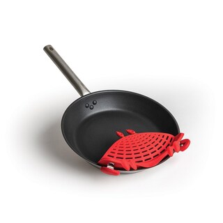 Foto 4 | Foto 4 | Colador Con Clip Ototo Crabby De Silicona Y Acero Inoxidable Color Rojo - Venta Internacional.