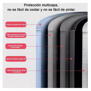 Foto 5 | Foto 5 | Escurridor Acero Carbono Platos 3 Niveles Gran Capacidad Belug Color Negro