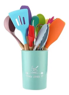 Foto 1 | Foto 1 | Set de 12 Espátulas y Brochas Malubero de Silicona Antiadherente Multicolor