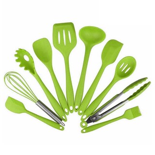 Foto 1 | Foto 1 | Venta Internacional- Juego de Utensilios de Cocina Httn de Silicona Verde