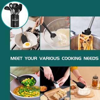 Foto 5 | Foto 5 | Juego De Utensilios De Cocina Umite Chef Silicone 15 Piezas Con Acero Inoxidable S - Venta Internacional.