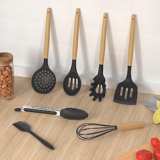 Foto 7 | Foto 7 | Juego De Utensilios De Cocina Oannao, 14 Piezas, Silicona Resistente Al Calor - Venta Internacional.