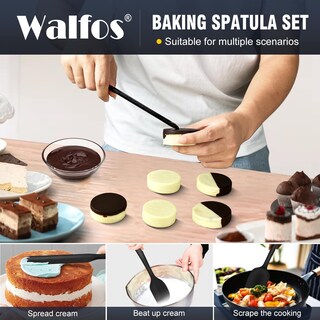 Foto 3 | Foto 3 | Juego de Espátulas de Silicona Walfos de 5 Piezas - Venta Internacional